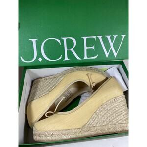 J. Crew Seville Wedge Espadrillo Ballet Wedge 9.5W NWT